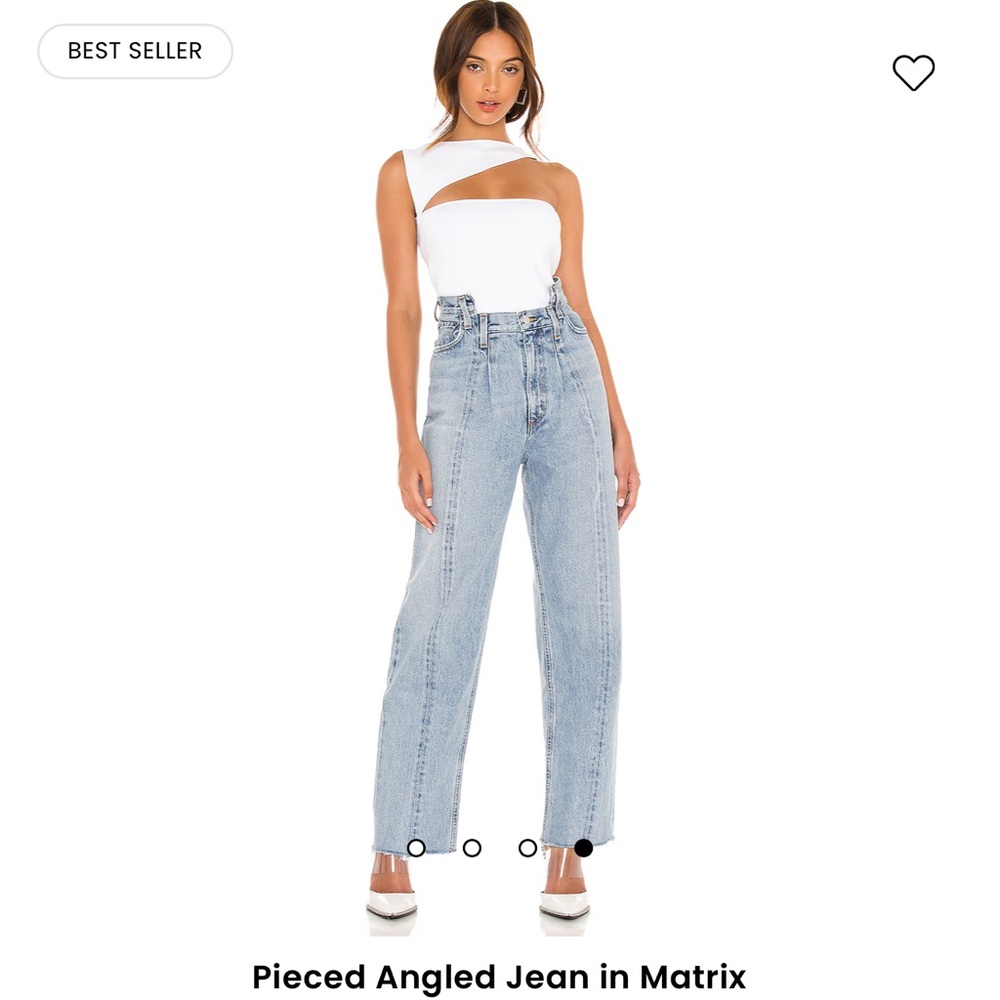 NWT Agolde Pieced Angled Jean